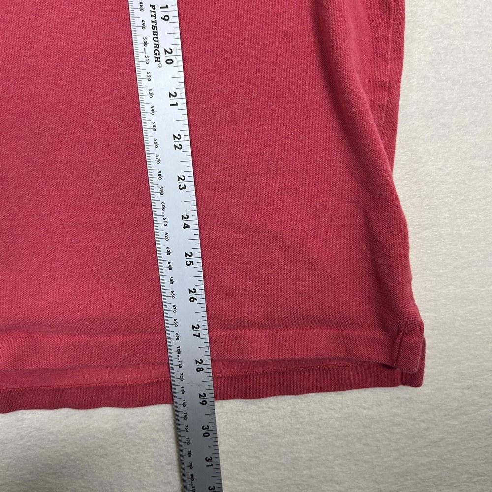 Polo Ralph Lauren Polo Shirt Mens XL Red Classic Fit Embroidered Pony Logo Pique - Picture 6 of 8